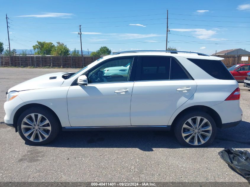 2014 Mercedes-Benz Ml 350 4Matic VIN: 4JGDA5HB9EA407880 Lot: 40411401