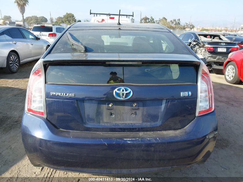 2013 Toyota Prius Two VIN: JTDKN3DU9D0350063 Lot: 40411413