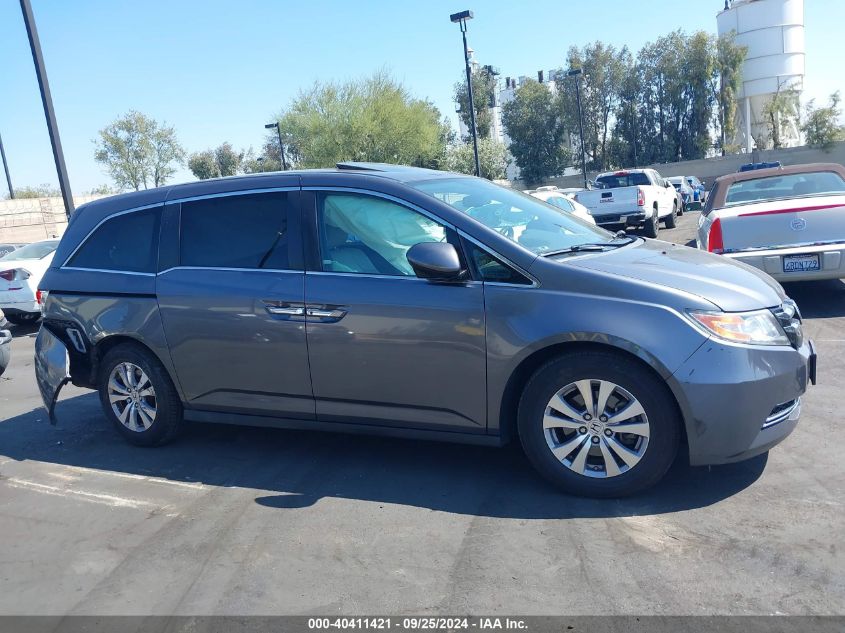 2017 Honda Odyssey Ex-L VIN: 5FNRL5H64HB014212 Lot: 40411421