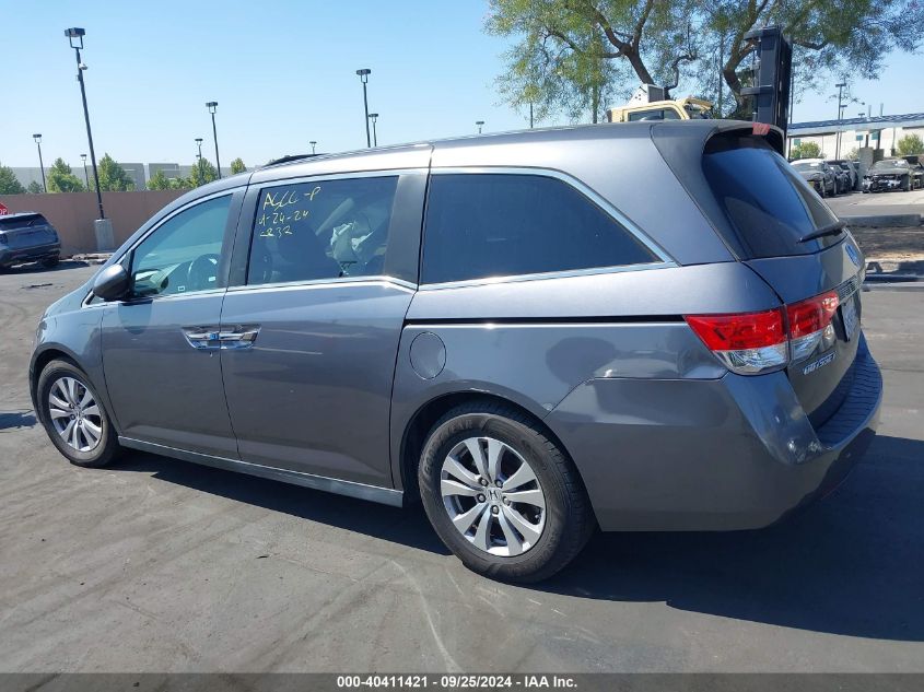 2017 Honda Odyssey Ex-L VIN: 5FNRL5H64HB014212 Lot: 40411421