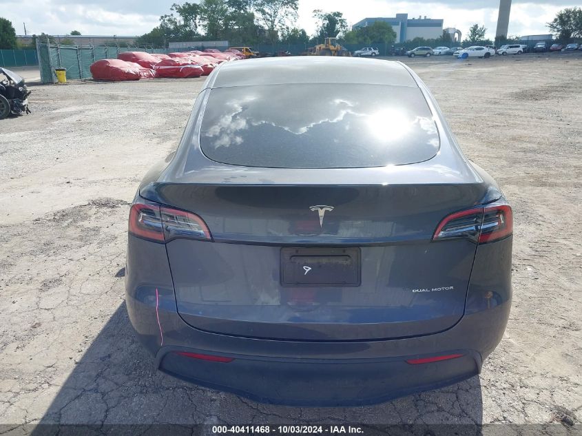 2023 Tesla Model Y Awd/Long Range Dual Motor All-Wheel Drive VIN: 7SAYGDEE4PF764121 Lot: 40411468