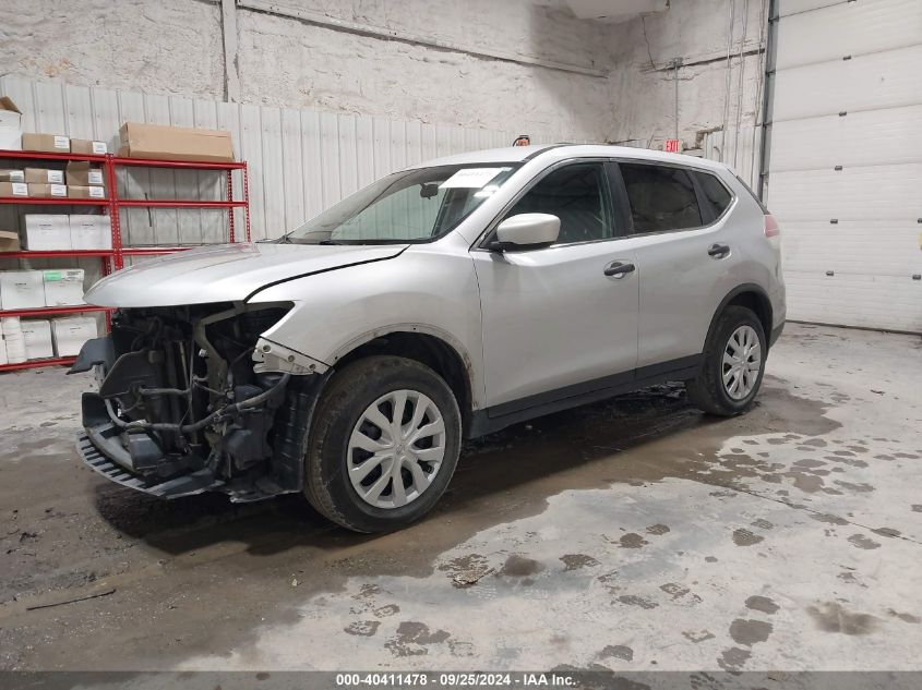 2016 Nissan Rogue S VIN: 5N1AT2MM8GC883063 Lot: 40411478