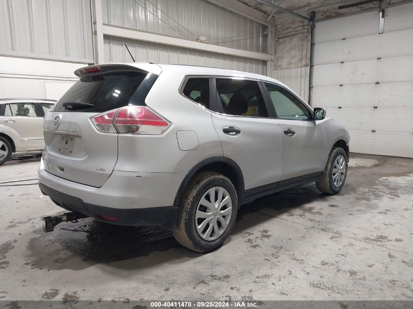 2016 Nissan Rogue S VIN: 5N1AT2MM8GC883063 Lot: 40411478