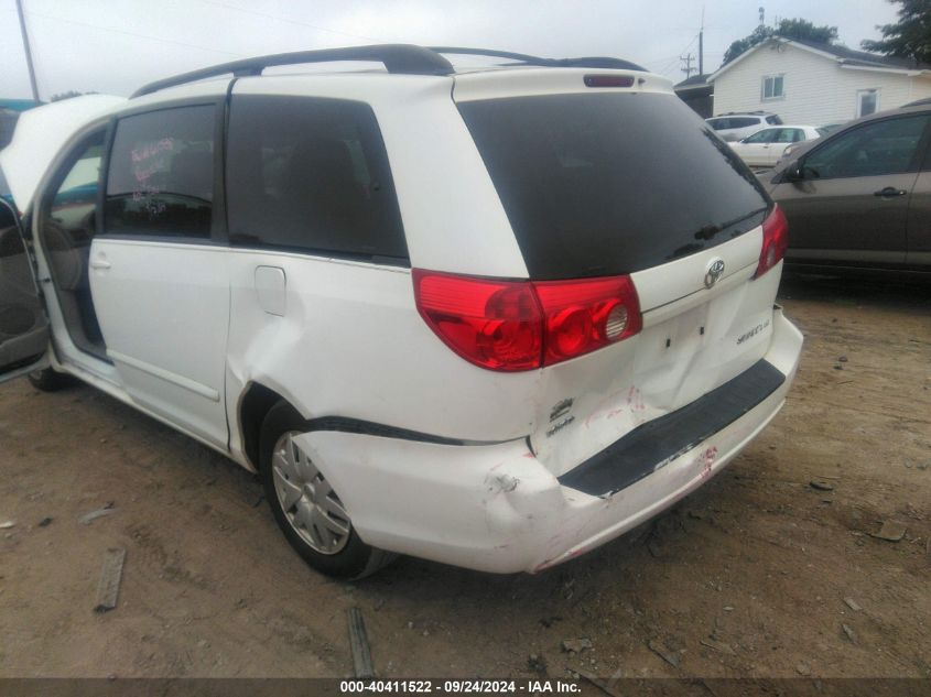 2008 Toyota Sienna Le VIN: 5TDZK23C48S167991 Lot: 40411522