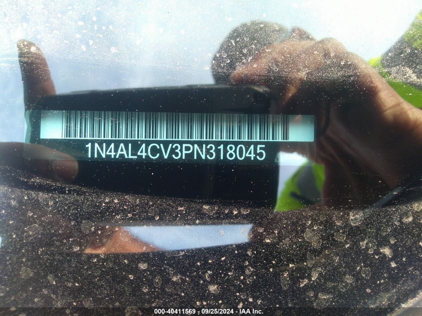 1N4AL4CV3PN318045 2023 Nissan Altima Sr Vc-Turbo Fwd