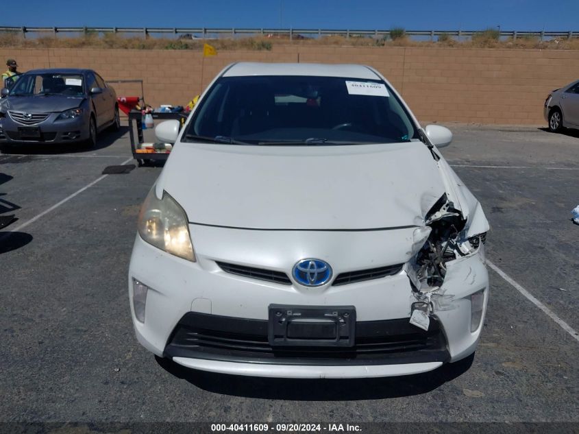 2013 Toyota Prius Two VIN: JTDKN3DU4D5659913 Lot: 40411609