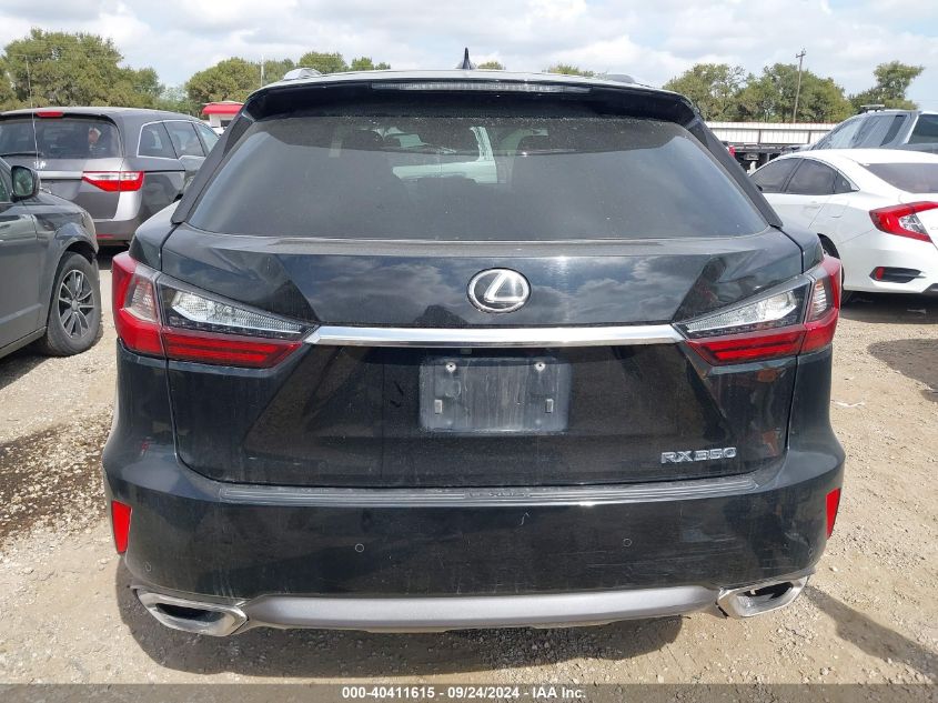 2017 Lexus Rx 350/Base/F Sport VIN: 2T2BZMCA3HC075069 Lot: 40411615