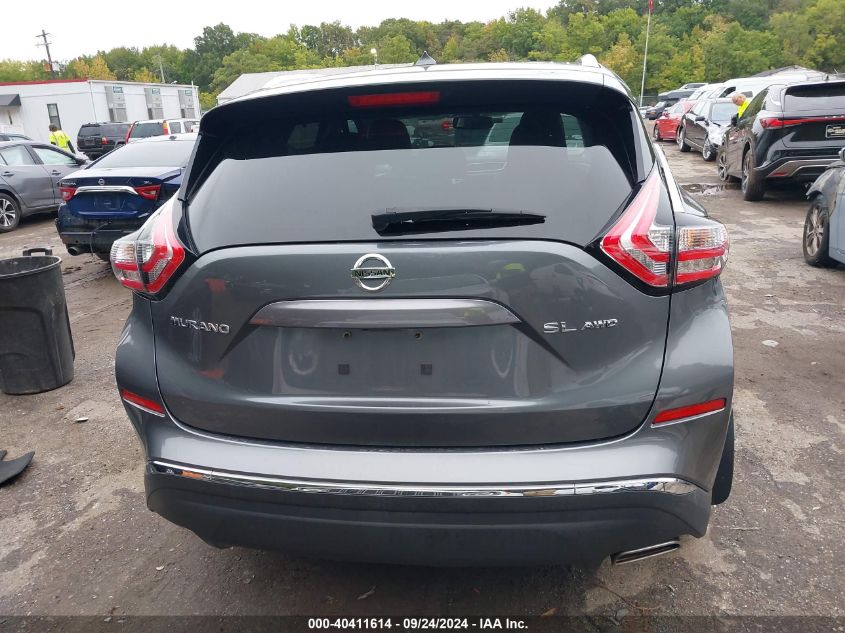 2015 Nissan Murano S/Sl/Sv/Platinum VIN: 5N1AZ2MH9FN273273 Lot: 40411614