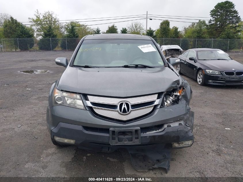 2008 Acura Mdx Technology VIN: 2HNYD28378H507061 Lot: 40411628