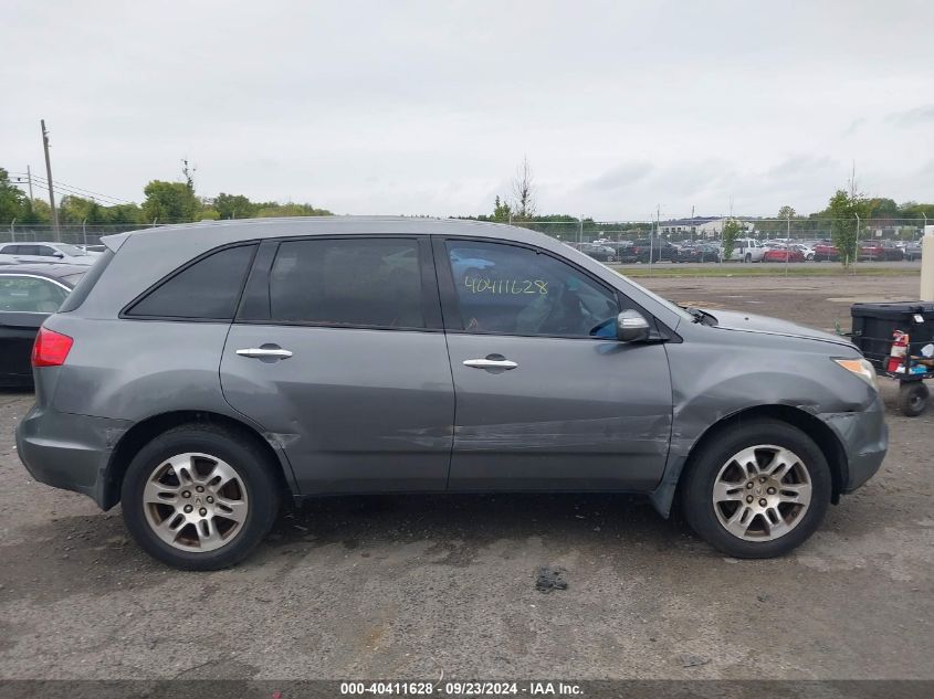 2008 Acura Mdx Technology VIN: 2HNYD28378H507061 Lot: 40411628