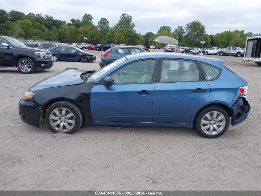 2008 Subaru Impreza 2.5I VIN: JF1GH616X8H836589 Lot: 40411655