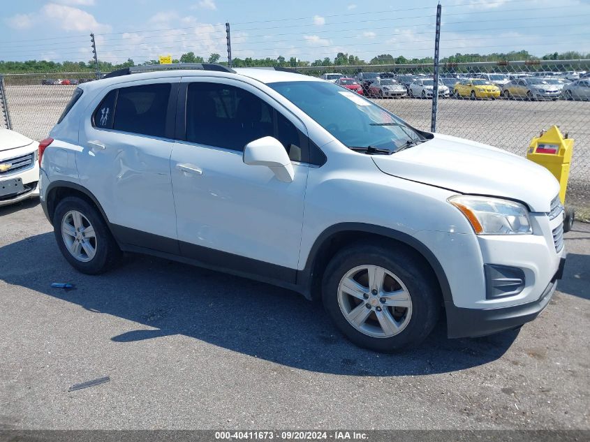 2016 Chevrolet Trax Lt VIN: KL7CJLSB6GB757250 Lot: 40411673