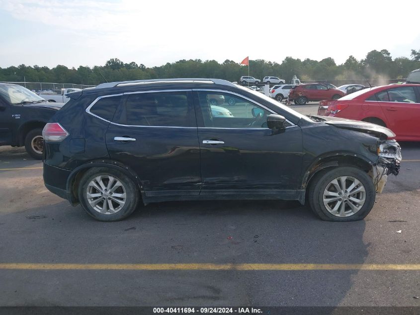 2016 Nissan Rogue S/Sl/Sv VIN: 5N1AT2MT5GC762515 Lot: 40411694