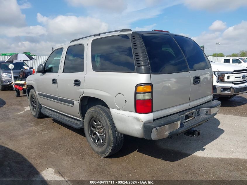 2004 Chevrolet Tahoe C1500 VIN: 1GNEC13V14R258949 Lot: 40411711