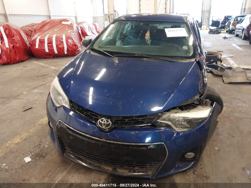 2014 Toyota Corolla S Plus VIN: 2T1BURHE8EC218654 Lot: 40411715