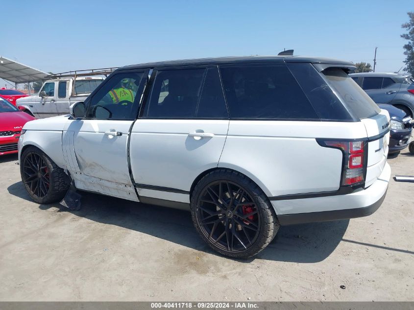 2017 Land Rover Range Rover 5.0L V8 Supercharged VIN: SALGS2FE4HA363794 Lot: 40411718