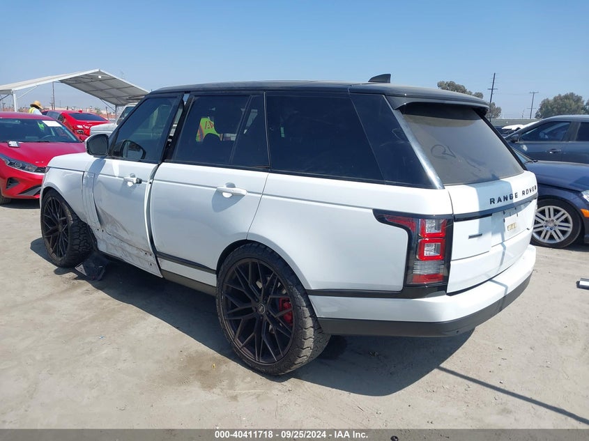 VIN SALGS2FE4HA363794 2017 LAND ROVER RANGE ROVER 5.0L V8 SUPERCHARGED