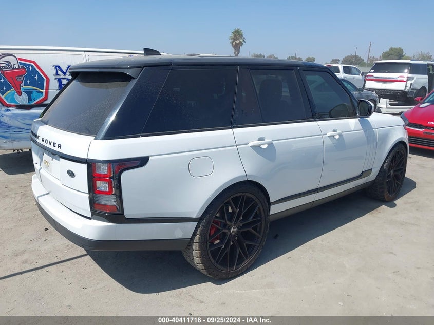 VIN SALGS2FE4HA363794 2017 LAND ROVER RANGE ROVER 5.0L V8 SUPERCHARGED