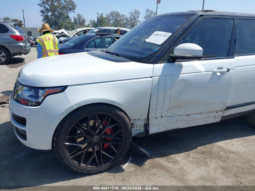 2017 Land Rover Range Rover 5.0L V8 Supercharged VIN: SALGS2FE4HA363794 Lot: 40411718