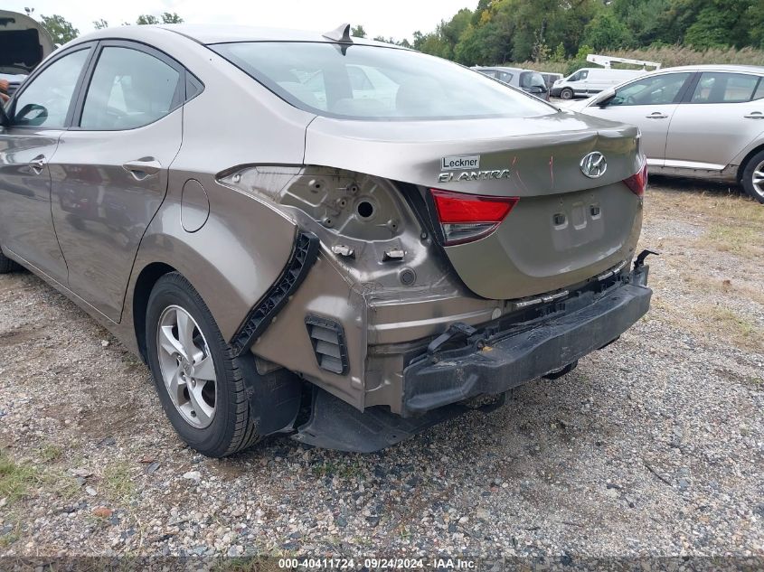 2014 Hyundai Elantra Se VIN: 5NPDH4AEXEH520051 Lot: 40411724