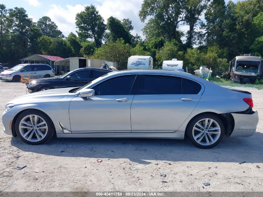 2016 BMW 750I xDrive VIN: WBA7F2C58GG416067 Lot: 40411754