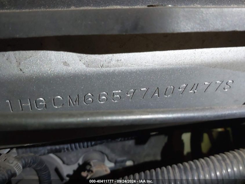 2006 Honda Accord 2.4 Se VIN: 1HGCM56356A098768 Lot: 40411777