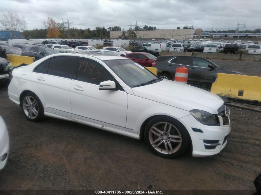 2014 Mercedes-Benz C 300 Luxury 4Matic/Sport 4Matic VIN: WDDGF8AB8ER323829 Lot: 40411785