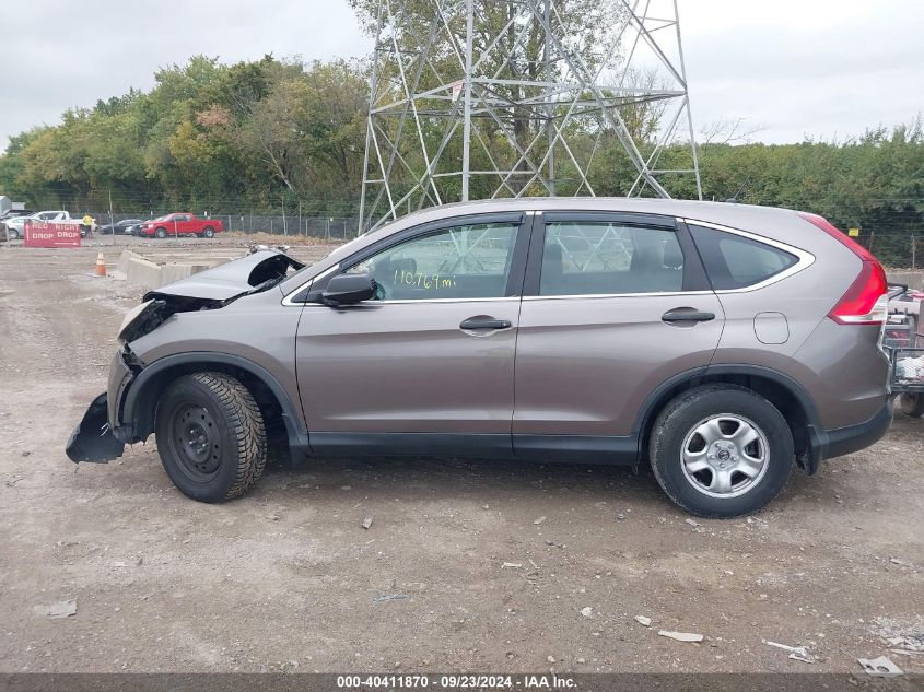 2014 Honda Cr-V Lx VIN: 5J6RM3H39EL001255 Lot: 40411870