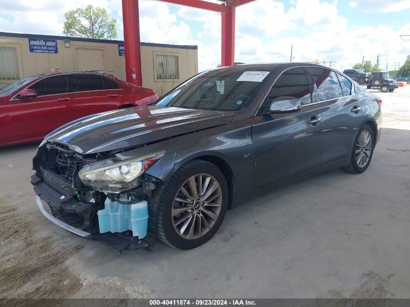 VIN JN1EV7AP7JM356230 2018 Infiniti Q50, 3.0T Luxe no.2