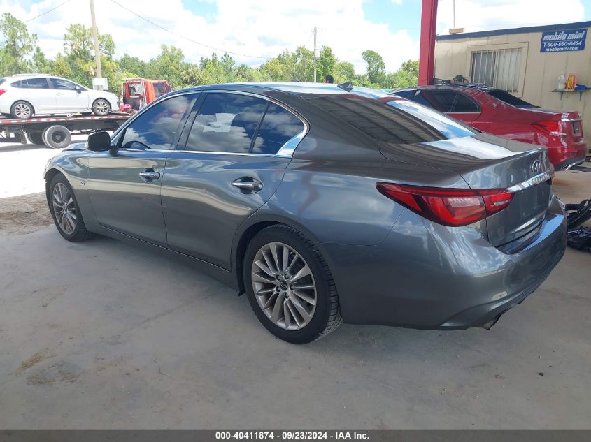 VIN JN1EV7AP7JM356230 2018 Infiniti Q50, 3.0T Luxe no.3