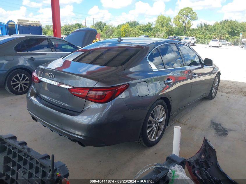 VIN JN1EV7AP7JM356230 2018 Infiniti Q50, 3.0T Luxe no.4