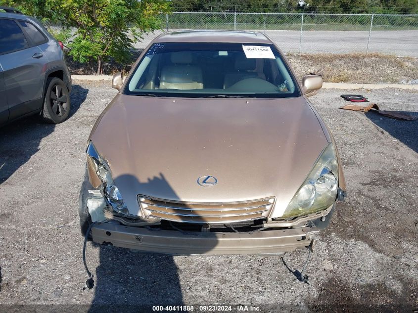 2003 Lexus Es 300 VIN: JTHBF30G330102689 Lot: 40411888