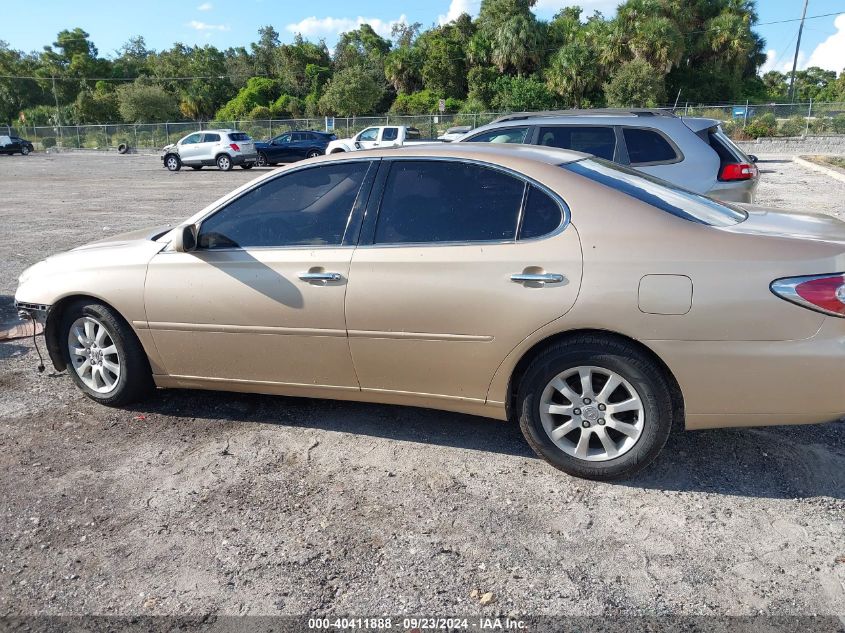 2003 Lexus Es 300 VIN: JTHBF30G330102689 Lot: 40411888