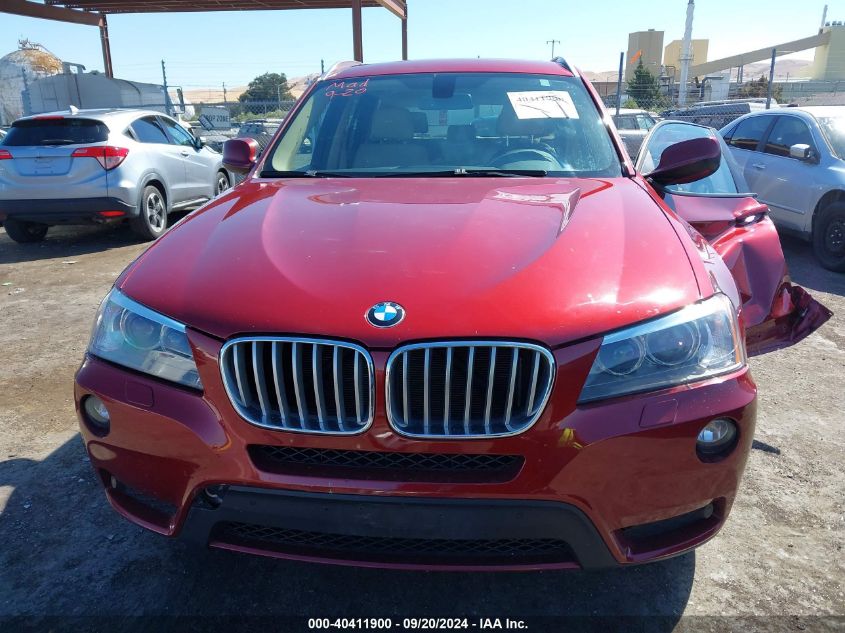 2014 BMW X3 xDrive28I VIN: 5UXWX9C50E0D35043 Lot: 40411900