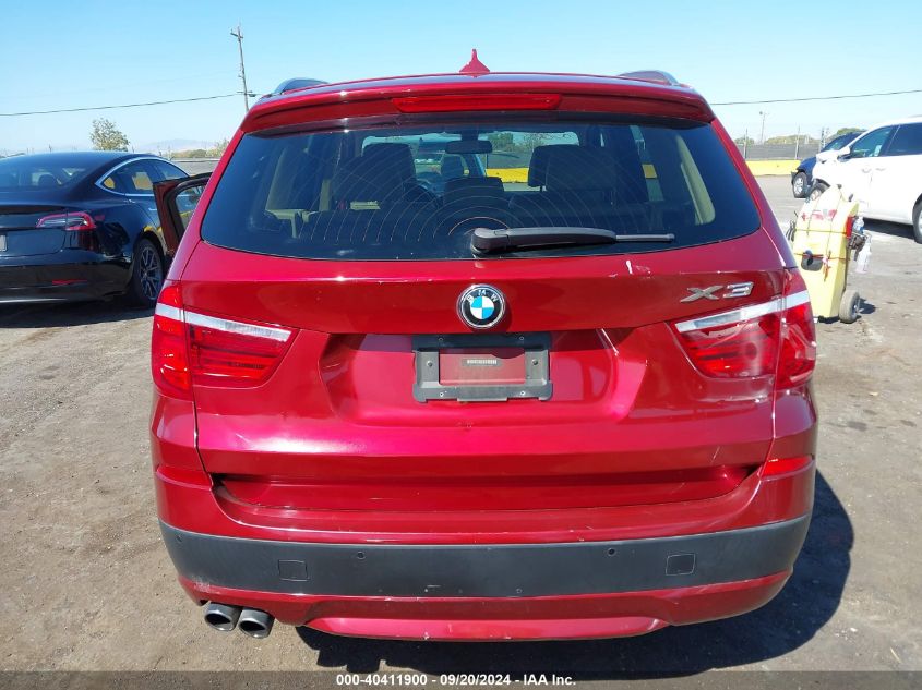 2014 BMW X3 xDrive28I VIN: 5UXWX9C50E0D35043 Lot: 40411900