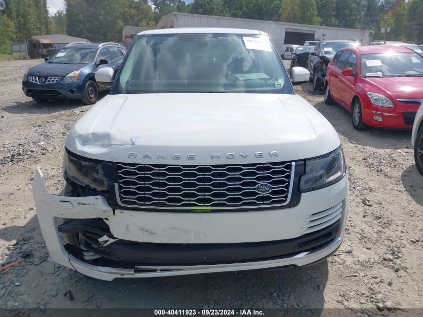 2019 Land Rover Range Rover 3.0L V6 Supercharged Hse VIN: SALGS2SV4KA529129 Lot: 40411923