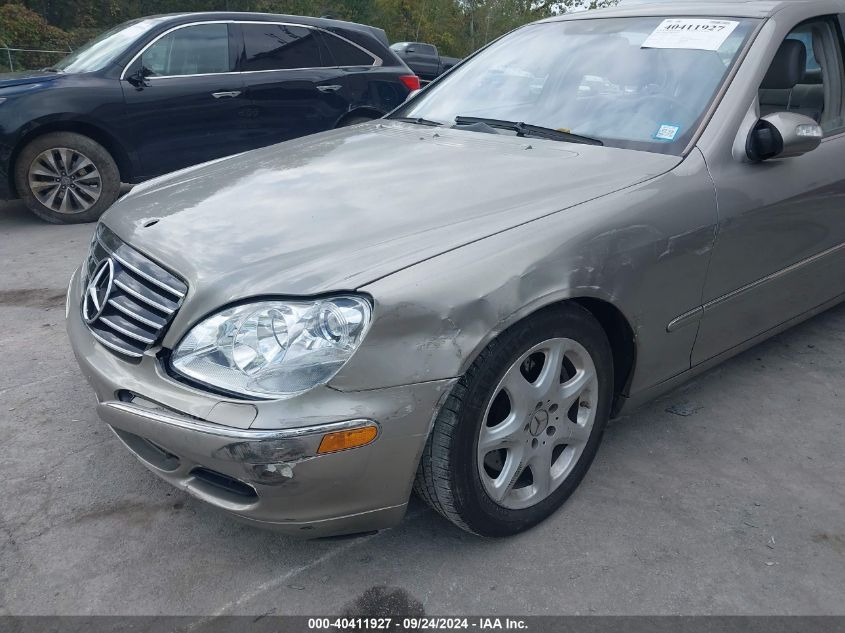 2004 Mercedes-Benz S 500 4Matic VIN: WDBNG84J54A390224 Lot: 40411927