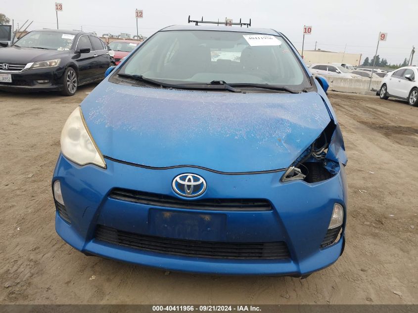 2012 Toyota Prius C Two VIN: JTDKDTB39C1017450 Lot: 40411956