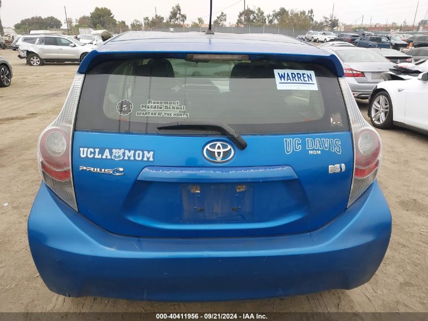 JTDKDTB39C1017450 2012 Toyota Prius C Two