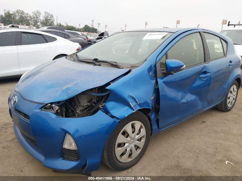 JTDKDTB39C1017450 2012 Toyota Prius C Two