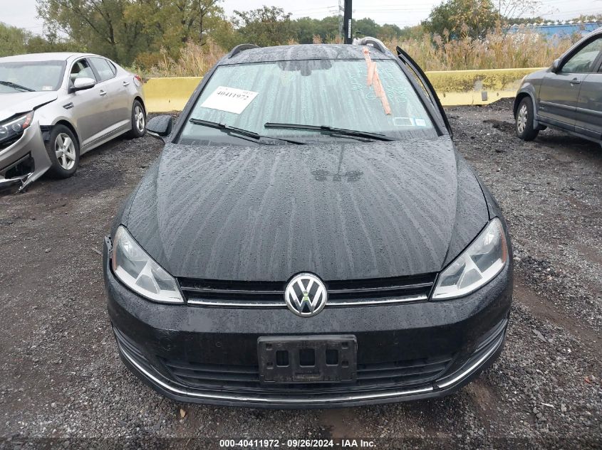 2015 Volkswagen Golf Sportwagen Tdi S/Tdi Se/Tdi Sel VIN: 3VWCA7AU3FM502797 Lot: 40411972