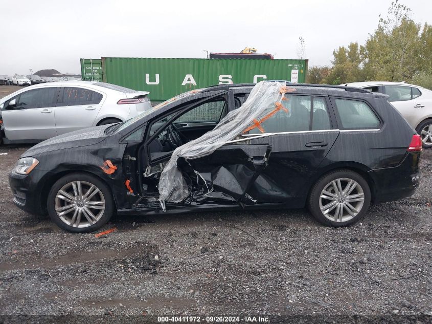 2015 VOLKSWAGEN GOLF SPORTWAGEN TDI SE 4-DOOR - 3VWCA7AU3FM502797