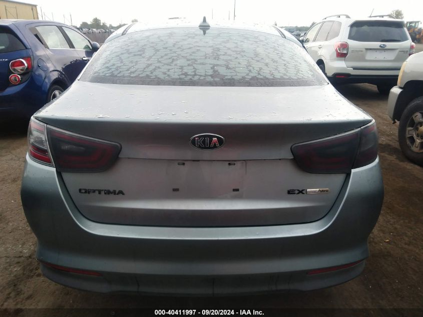 2016 Kia Optima Hybrid Ex VIN: KNAGN4AD5G5094282 Lot: 40411997