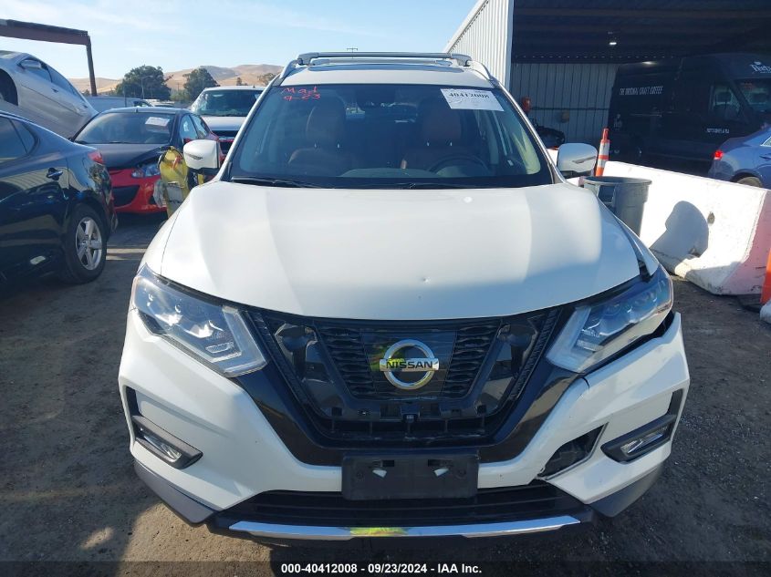 2017 Nissan Rogue Sl VIN: JN8AT2MV7HW284771 Lot: 40412008