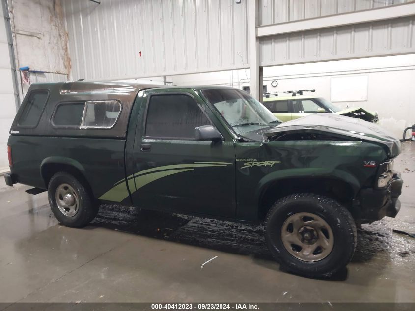 1996 Dodge Dakota VIN: 1B7FL26X2TW702355 Lot: 40412023