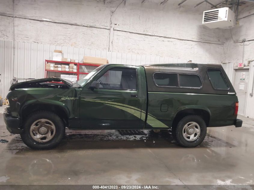 1996 Dodge Dakota VIN: 1B7FL26X2TW702355 Lot: 40412023