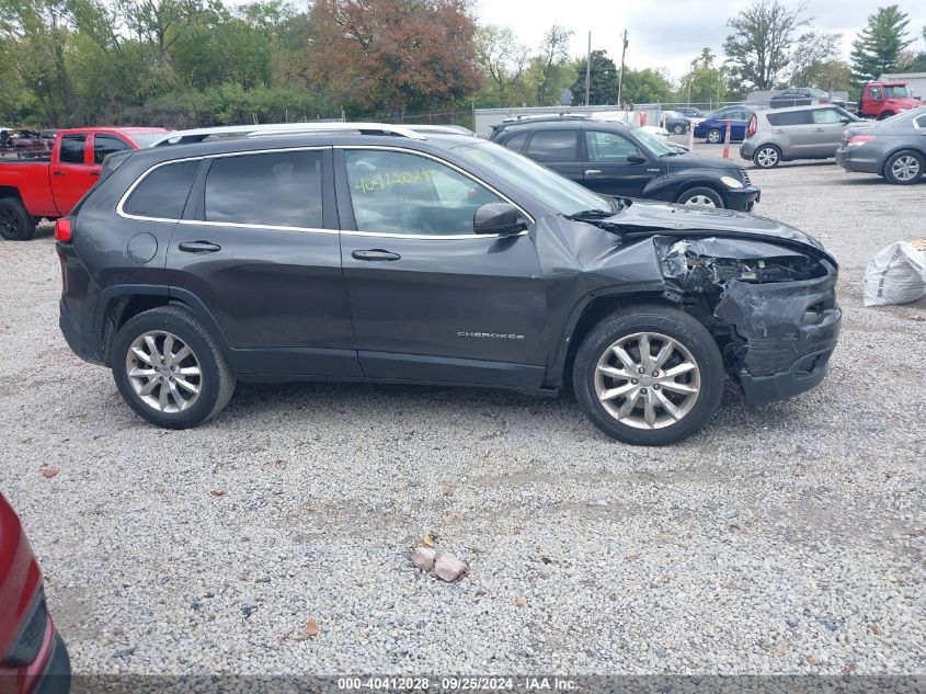 2016 Jeep Cherokee Limited VIN: 1C4PJLDB7GW211924 Lot: 40412028