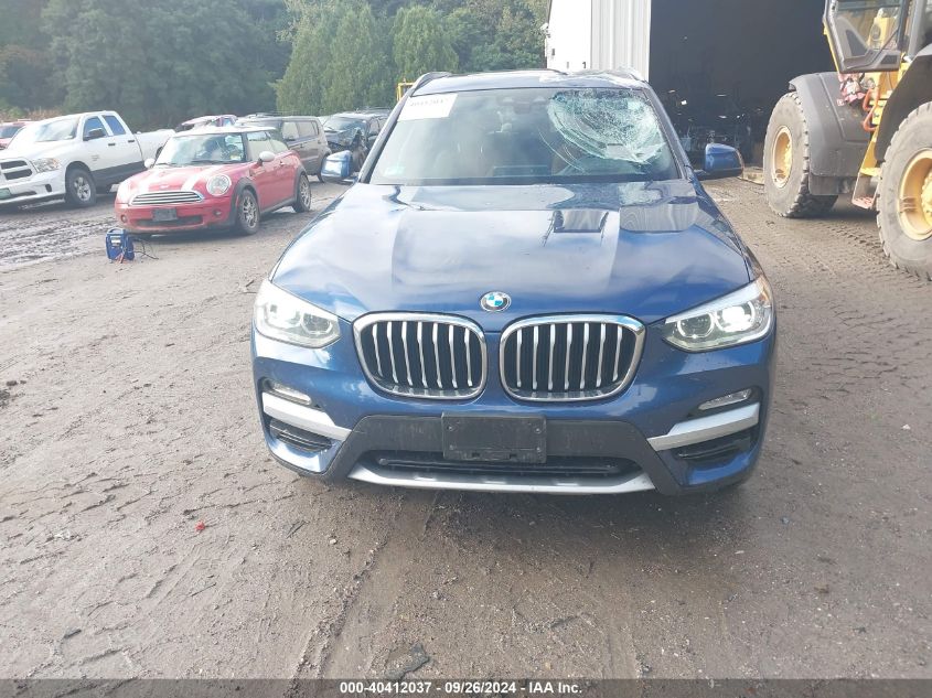 2019 BMW X3 xDrive30I VIN: 5UXTR9C56KLD91527 Lot: 40412037