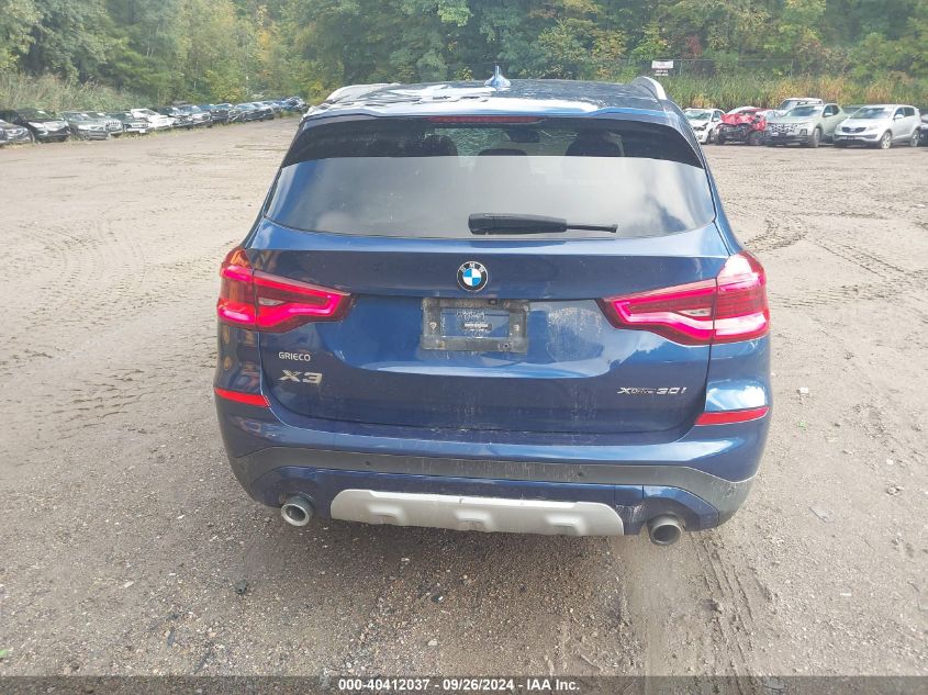 5UXTR9C56KLD91527 2019 BMW X3 xDrive30I