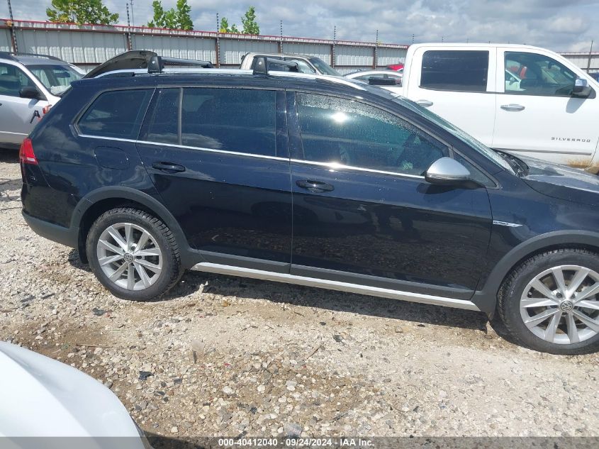 2017 Volkswagen Golf Alltrack Tsi S/Tsi Se/Tsi Sel VIN: 3VWH17AU4HM538037 Lot: 40412040